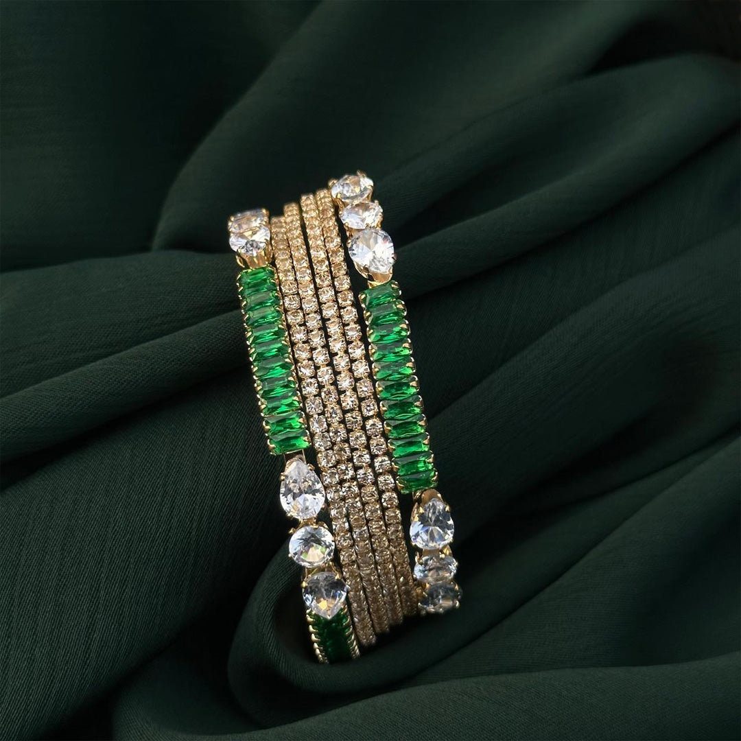 Zinnia Zirconic Bangles
